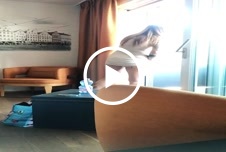 Have fun with STRANGER Murat in hotel