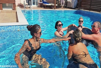 Pool Party with our Rubber Toy
