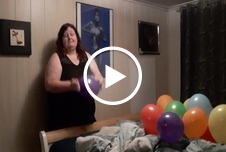 Geile Luftballons an mir reiben