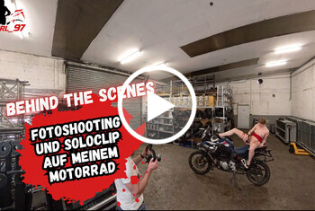 Bikergirl-97: Hinter den Kulissen beim Shooting und Porno Dreh!