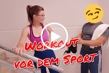 PUBLIC Workout!! Doppelter S****ashake für meine F***e und mein Maul