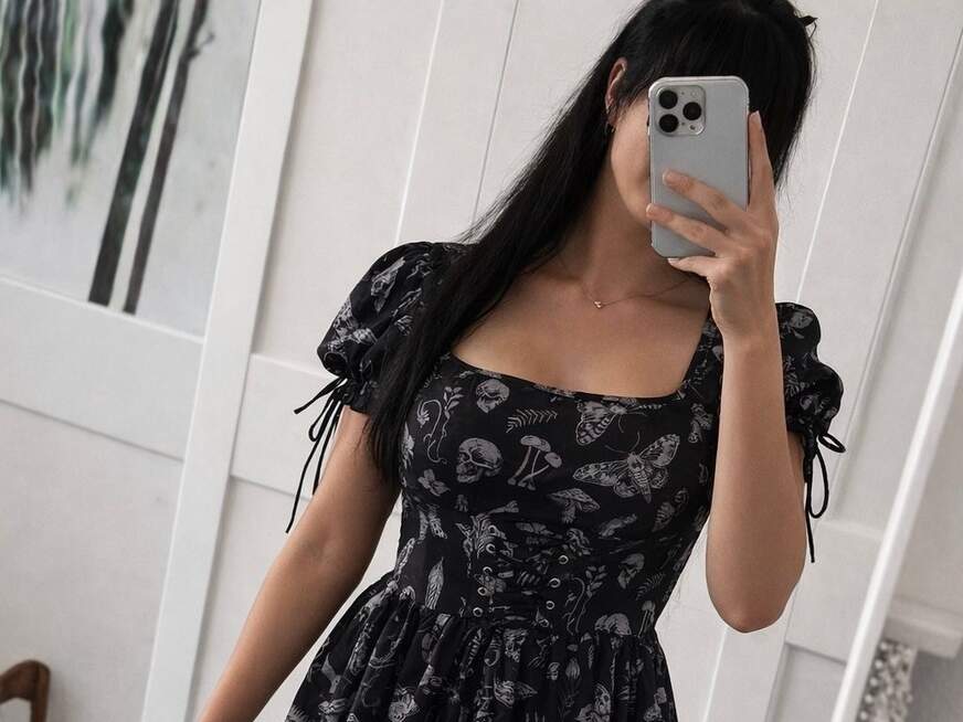 Ich ziehe meine Senker aus und zeige meine Füßchen im Det**l - Erotik Amateur