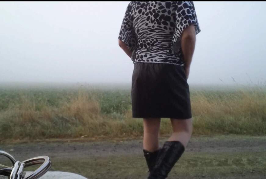 Crossdressing Morgens im Nebel 1 von Nylonj***e pic3
