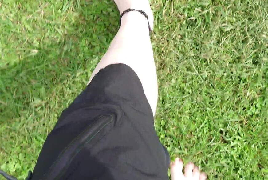 Nylonj***e: Barfuß in der September Nordsee im Wangerland