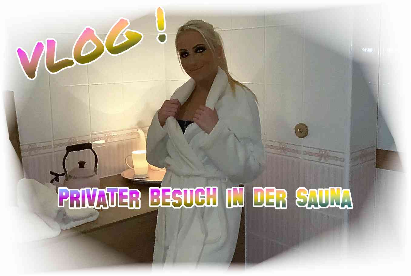 VLOG ! Privater Besuch in der Sauna! Ich nehme dich auf einen Ausflug in die Sauna mit, Besser gesagt in die Dampfsauna mit meiner Freundin zusammen machen wir uns einen entspannten Mädelstag! Ich habe ihr einfach die Kamera in die Hand gedrückt und los gehts. Sei ganz privat mit dabei und abspritzen lass ich dich auch noch. Das wird geil!