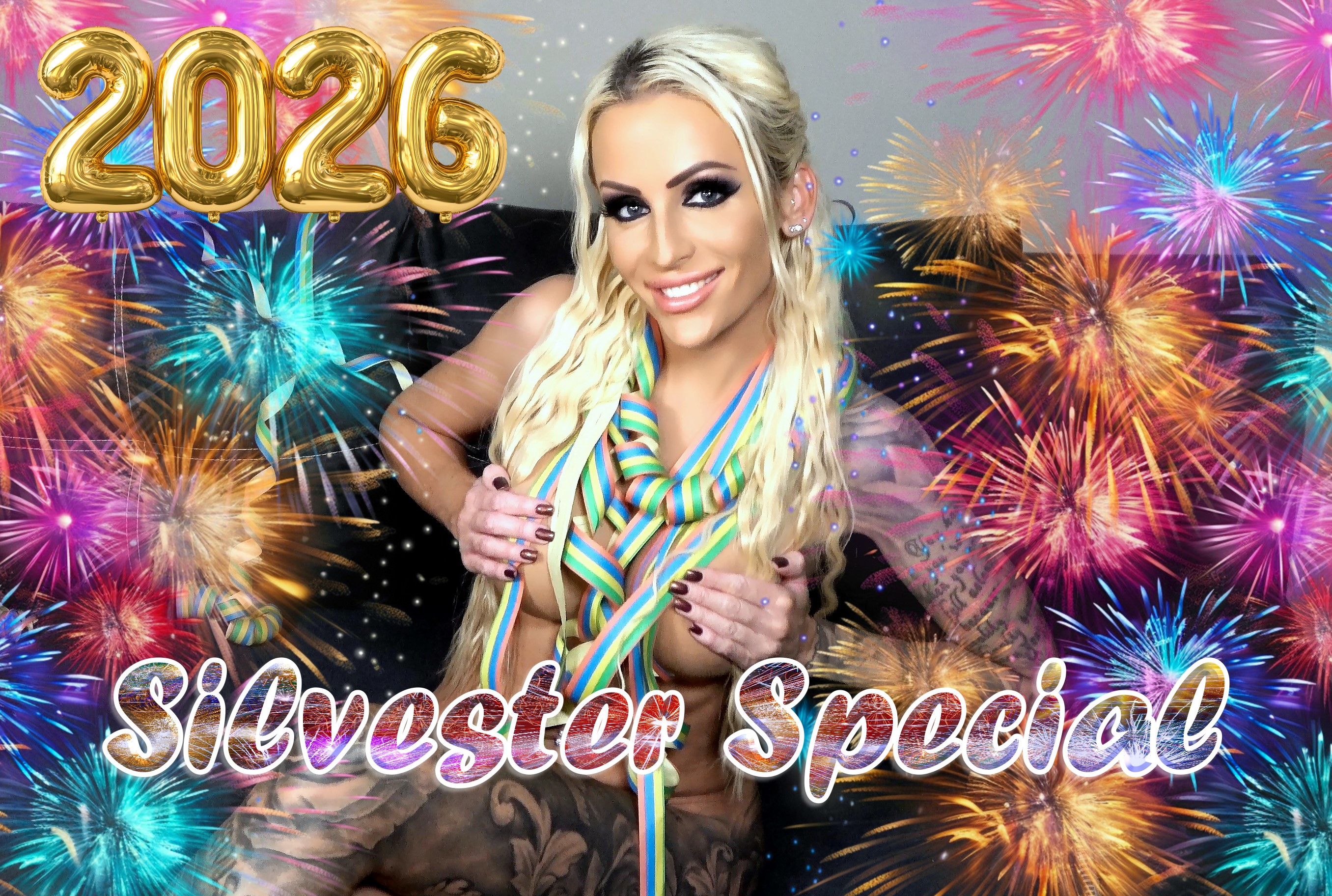 Seid ihr bereit für eine geile Silvester Sause? Mit mir zusammen verlassen wir das alte Jahr und starten frisch und munter ins neue Jahr 2026!