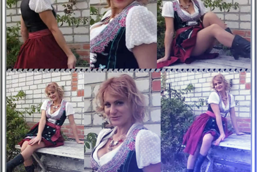 Sexy Dirndl von ReifeCarmen