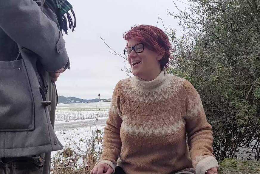 Popp-Sylvie: Spontan g*****t im Schnee