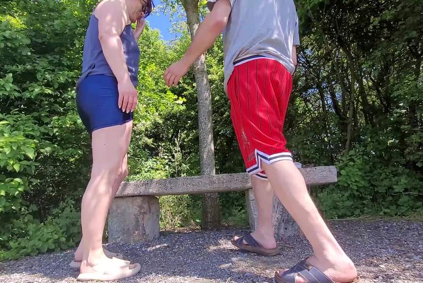 Outdoor B**sen und ein Quick F**k von Popp-Sylvie