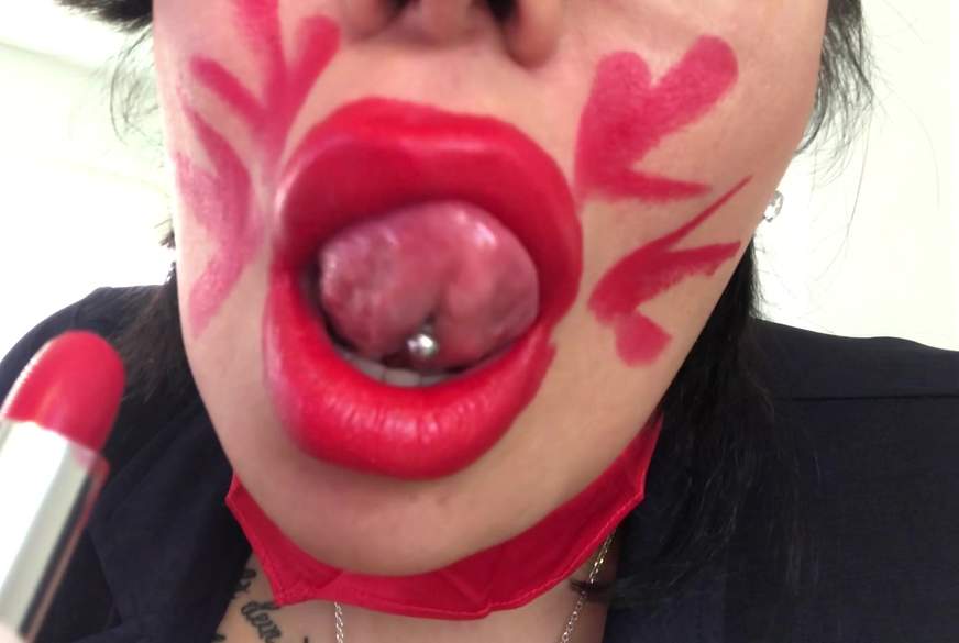w**********e Rote aufgespritzten Lippen von ts amal von TS-Amal pic4