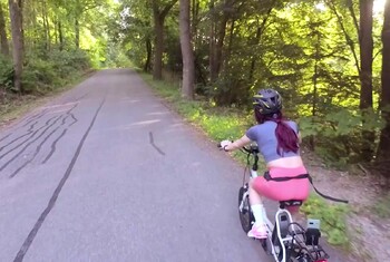 Radtour endet mit R**********g S****a! Mit v**********ter Radlerhose geht die Tour weiter!