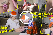Schöne Bescherung! Statt Geschenke gibts unterm Christbaum die gerechte Strafe für ein unartiges M ab 25 Blond Gays Transen DWT Analsex Blowjob Nahaufnahme Doggystyle Löffelchen Missionar Posing 