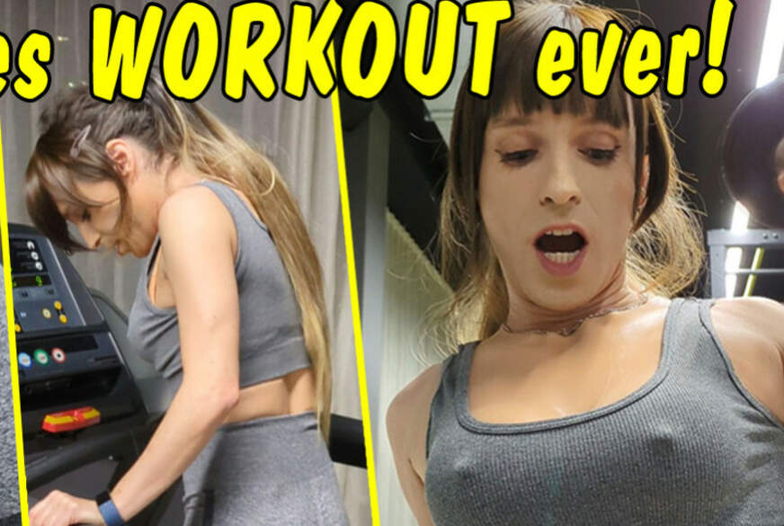 TV_Helena_Kimberly: Härtestes Workout ever! Mit Vibro Plug im A***h im Fitnessstudio!