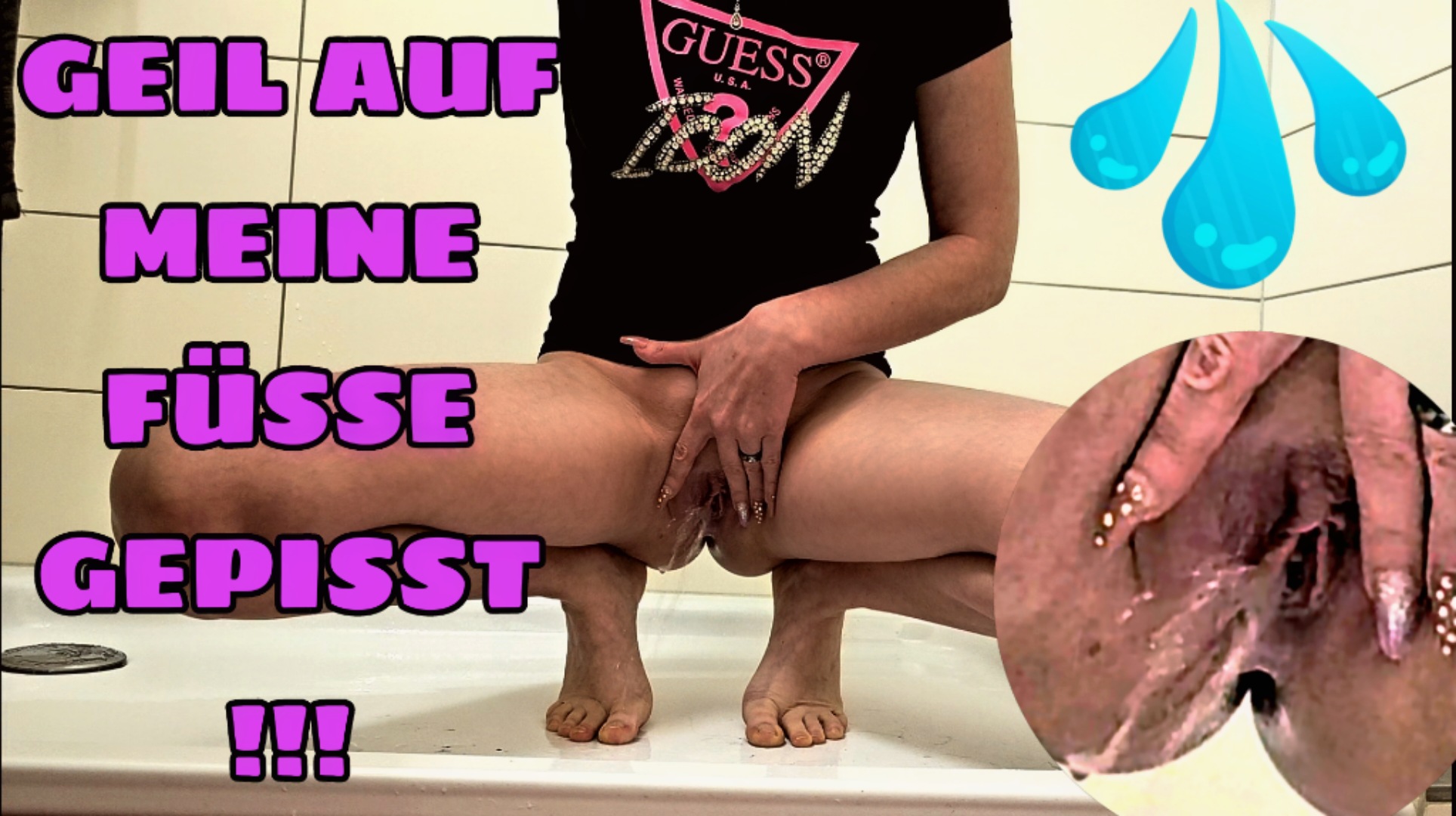 Ups!!! ICH HABE ES WIRKLICH GEMACHT Ich habe es wirklich gemacht, und in der Dusche knallhart auf meine Füsse gepisst! Es war schön warm und mal was ganz anderes :-D. Willst du von mir auch mal geil angepisst werden wenn ja, wohin am liebsten? Bitte Bewertung und Kommentar da lassen KUSS!!