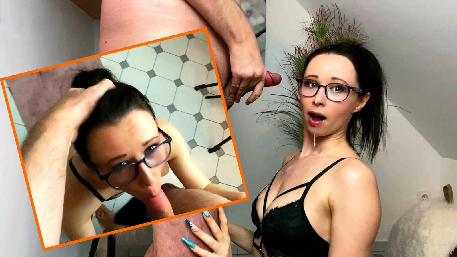 Eigentlich wollte ich mit meinem Nachbarn ein einfaches Blowjob Video aufnehmen. Konnte ich denn wissen, dass er meinen Kopf packt und seinen Schwanz ganz tief in meine Kehle rammt? Es war ein völlig neues Gefühl für mich, einen Schwanz so tief in meinem Mund zu haben. Ich weiß jetzt auf jeden Fall, dass der Typ eine ziemliche geile perverse Sau ist. Wie soll ich mich bei ihm für diese Aktion revangieren? Was meinst du?