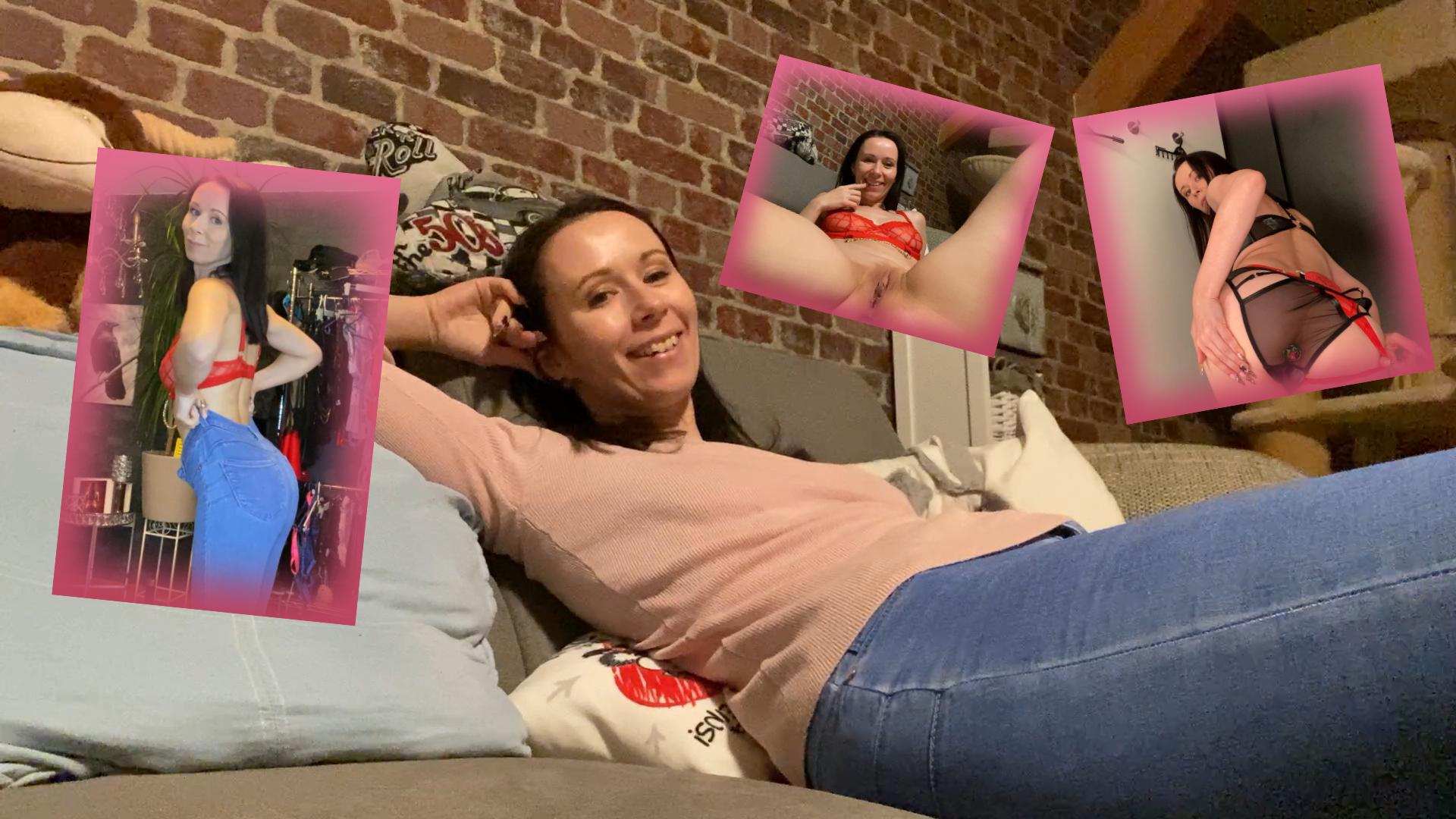 Ist das pervers? Analplug den ganzen Tag im Arsch! Ich habe mich neulich mit einer Freundin zum shoppen und auf einen schönen Abend getroffen. Bevor ich los bin dachte ich mir, wie es wohl ist wenn ich meinen Analplug den ganzen Tag trage. Begleitet mich, wie mich morgens fertig mache, beim Shoppen nette Dessous anprobiere, wie mich der Analplug den ganzen Tag über immer geiler macht und wie ich die Anspannung des Tages am Abend auf dem Sofa abbauen kann!
Wart ihr auch schon mal den ganzen Tag mit einem Toy in euerer Hose unterwegs? Schreibt es mir in die Kommentare!