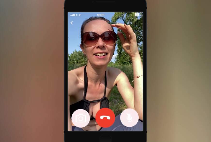 Ronya-Rabe: Geiles Gefühl! Sie schaut mir im Videocall beim b**sen zu!