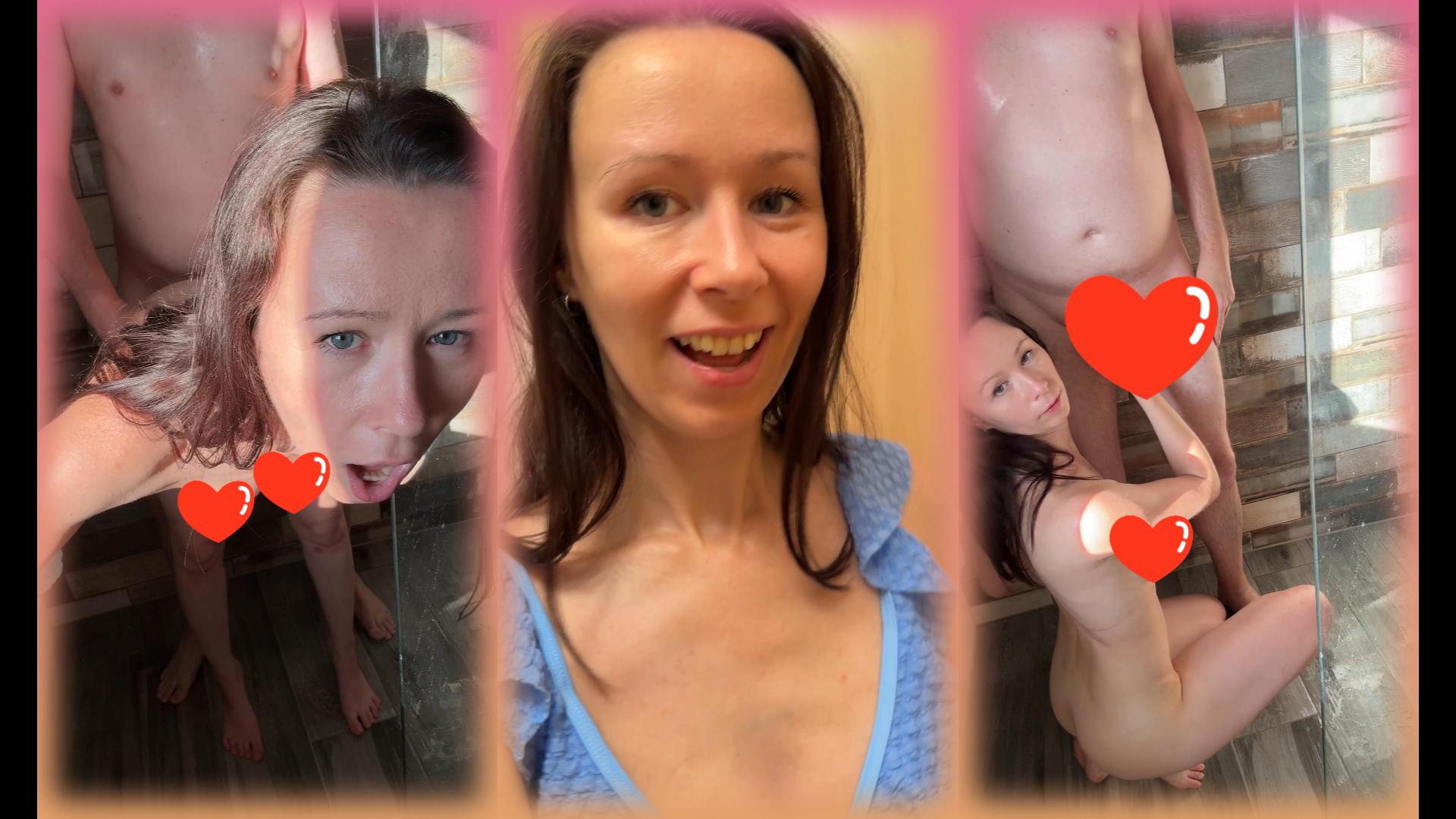 War ich zu aufdringlich? Nachbar unter der Dusche überrascht Mein Nachbar war neulich bei mir, um bei mir zu duschen, weil seine Dusche kaputt war. 
Ich fand den Gedanken ziemlich geil, dass dieser heiße Kerl unter meiner Dusche stand. 
Als ich ihm dann noch ein Handtuch bringen wollte, habe ich mir spontan gedacht, ich leiste ihm mal etwas Gesellschaft! 
Da habe ich noch nicht geahnt, dass seine Eier so richtig prall gefüllt waren und sich nach einem geilen Doggy über meinen Arsch ergiesen würden!

Hast du auch schon mal bei deiner Nachbarin geduscht und sowas erlebt?