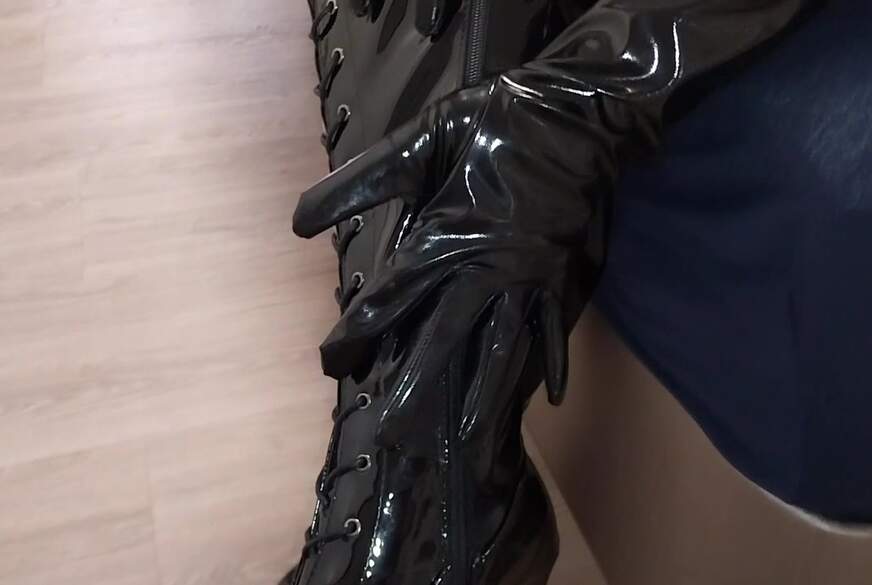 Meine neuen Lack Handschuhe von LadyDomisa pic3