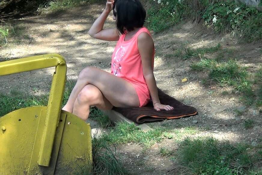 Outdoor-Dildo von eroticnude