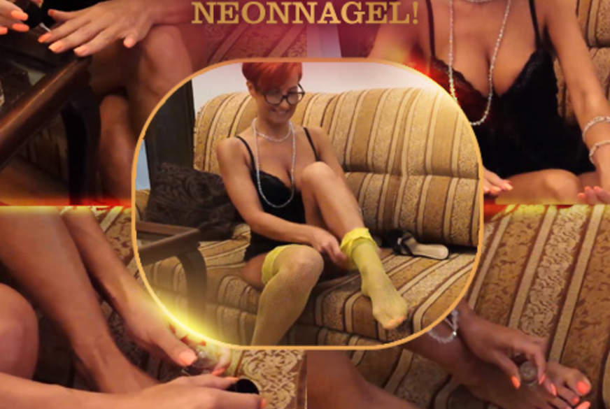 ReifeBenita: F*****nägelfetisch - Neonnagel!