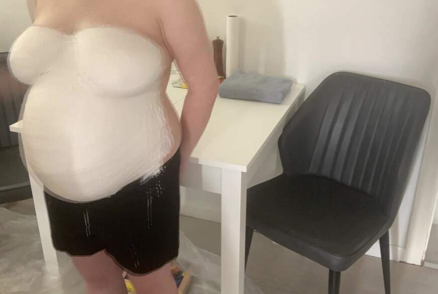 AuroraRed: Gipsabdruck in der 38. SSW