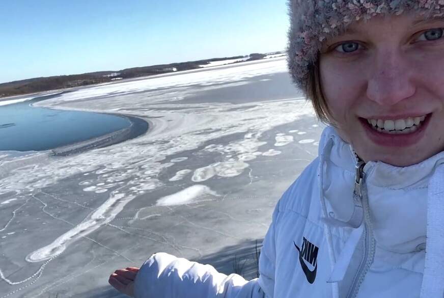 Nina-König: MEIN BESTES C******e VIDEO EVER! OUTDOOR F****n IM EIS!