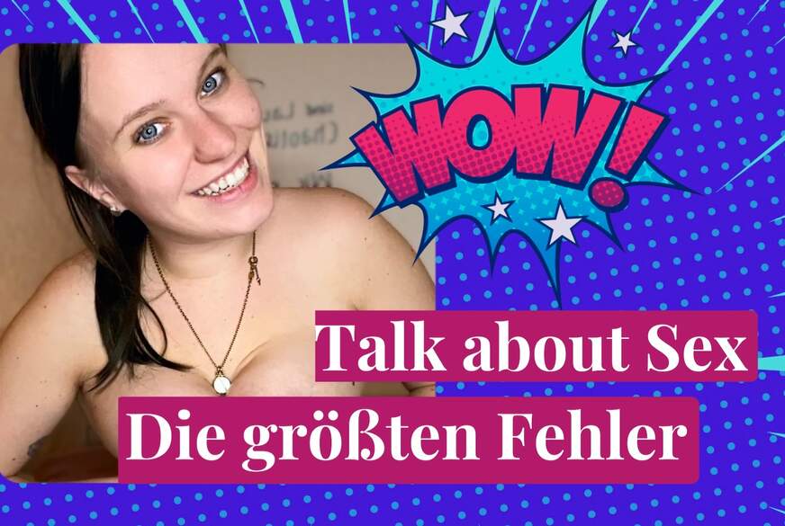 Nina-König: DIE GRÖSSTEN FEHLER !  Wo? Na beim Sex natürlich!