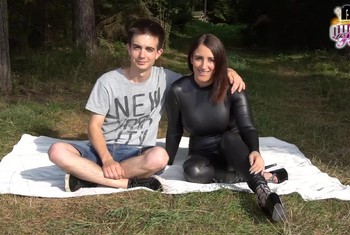 T***y Spezial F**kprüfung in Spandex mit Nico 18 !