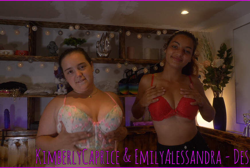 EmilyAlessandra: KimberlyCaprice und EmilyAlessandra - Dessous