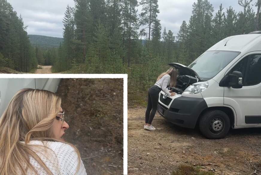 LuckyLucy18: Autopanne ?? Fremder Mann hilft mir und f***t mich!!