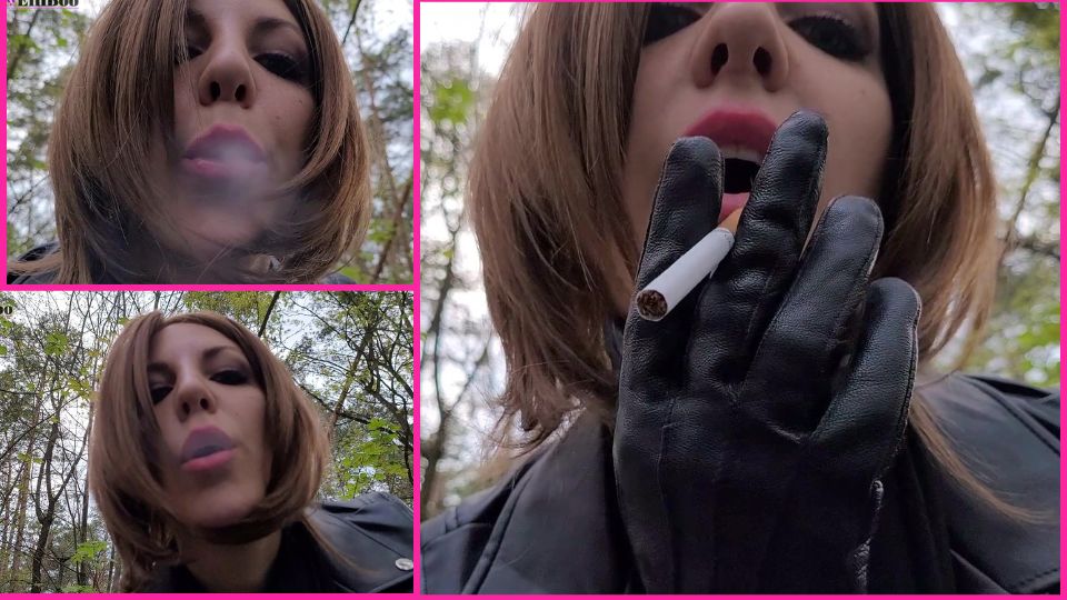 smoke and obey Smoking outdoor in leather gloves POV smoking fetish forest You hear what I’m thinking.
And I smoke – slow, indulgent – while you serve me...
as my personal human ashtray.

Surrounded by stillness, I savor every drag of my cigarette –
with deep, knowing eyes and soft, sinful lips.
And one thing is clear:
You obey.

As the smoke curls around me, you hear my voice.
Soft. Demanding. Hypnotic.
It slides straight into your mind.
I tell you what I want.
And you will do it.

  Every drag is control. Every word is a command.
You exist to serve. And I exist to be worshipped.

  For the full experience:
Put on your headphones. Close your eyes.
And inhale… me.\