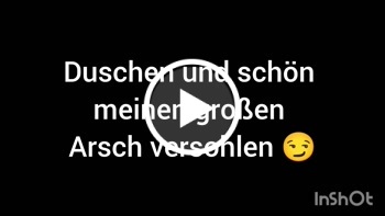 bissel rot geworden auf meinen Arschbacken