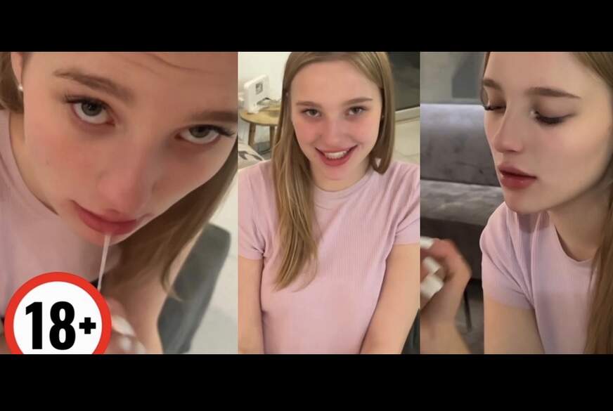 Geiler B**wjob mit Nachbarsj****n.. am Ende s*****t er mir alles in den Mund von MajaSofie
