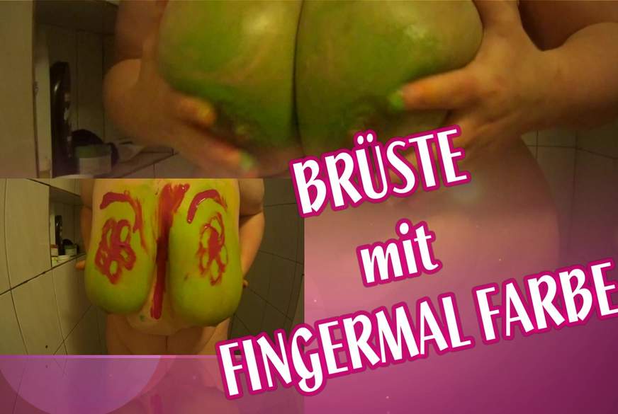 BRÜSTE mit F****rMALFARBE von Vanessa-Jones