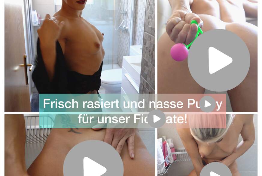 AbyAction: Frisch rasiert und n**se P***y für unser F**kdate!