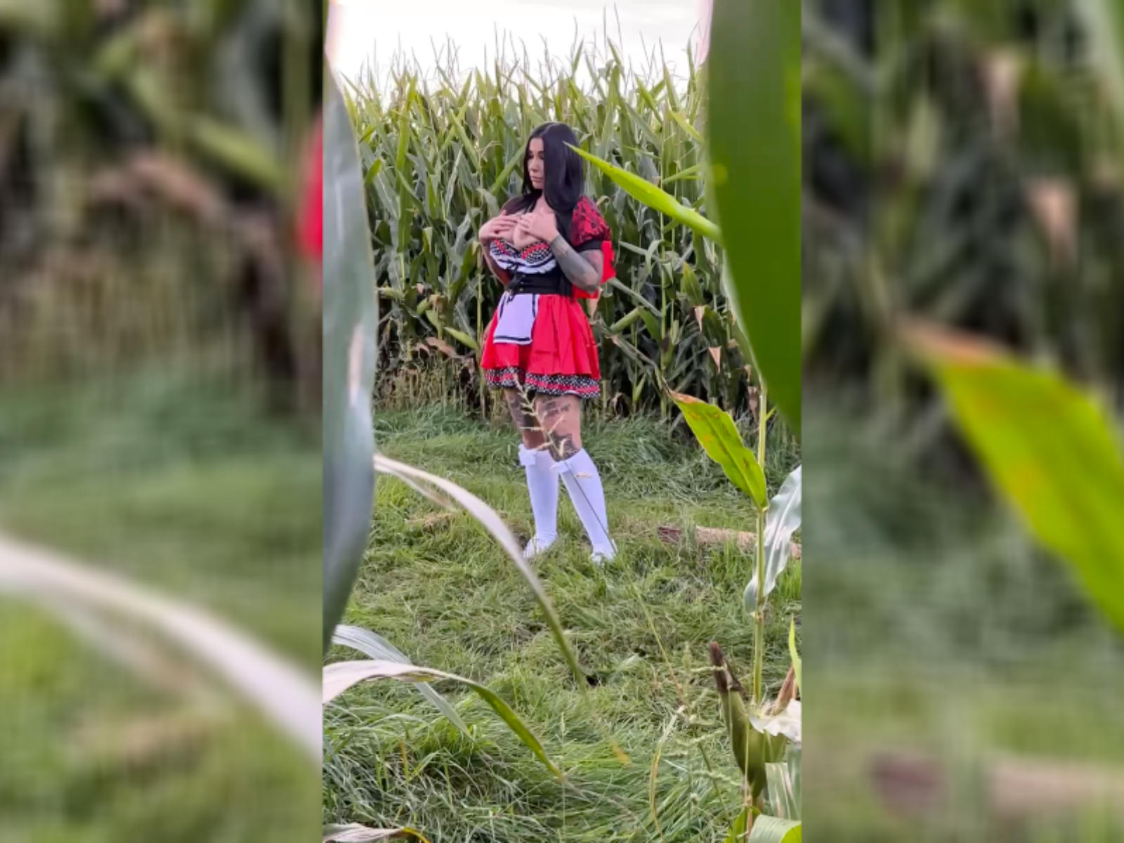 Im Maisfeld abgemolken Ich war im Maisfeld unterwegs und wie der Zufall es so will blieb ich nicht lange allein! Ich wurde von einem Jäger erwischt der mir seinen harten Schwanz gezeigt hat. Ich lutschte natürlich sofort los und holte mir die Sahne sehr schnell! Was für einer geiler Blowjobquicky