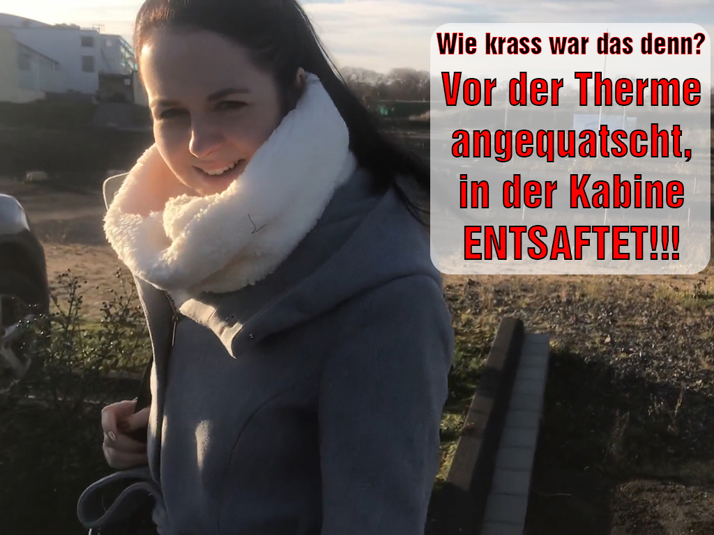 Wie krass war das denn? Vor der Therme angequatscht, in der Kabine ENTSAFTET! Ich wollte eigentlich einen schönen Tag in der Therme verbringen, da sprach mich ein Mann an, einfach so. Ich dachte mir nichts dabei, war naiv und er hat die ganze Situation schamlos ausgenutzt und meinte in der Umkleidekabine lässt sich doch bestimmt was machen! Wieso hab ich das getan? Im Nachhinein war es schon krass, wir hätten jederzeit erwischt werden können. Ich hatte so Angst!!! Geplant war das ganz anders!