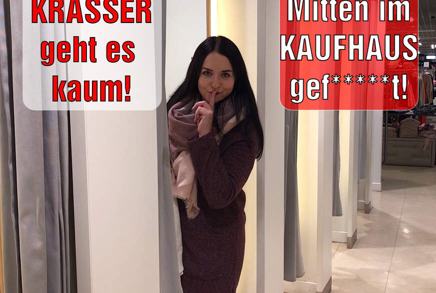 KRASSER geht es kaum! Mitten im KAUFHAUS g*******t! von EmmaSecret