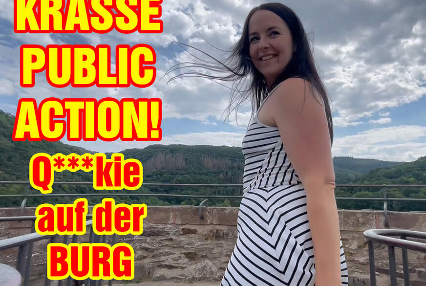 KRASSE PUBLIC ACTION! Quickie auf der Burg! von EmmaSecret