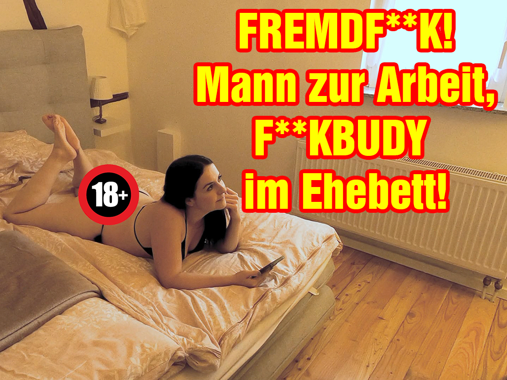 Mein Ehemann ist zur Arbeit, da nutze ich doch direkt mal die Chance und rufe meinen FICKBUDY an. Ich finde, ich hab auch das richtige Outfit für ihn an und dann muss ich das ja auch ausnutzen mit so einem geilen Schwanz. Aber das geilste ist, das er mich einfach AO fickt und seine Sahne verteilt!  Pssst, kein Wort zu meinem Mann!! Dann darfst du vielleicht auch mal vorbeikommen oder willst du das etwa nicht?