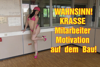WAHNSINN! KRASSE Mitarbeiter Motivation auf dem Bau!