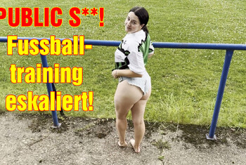 PUBLIC SEX! Fussballtraining eskaliert!