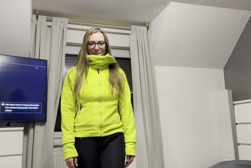 BunnyDiamond1: Meinen Ex heiß gemacht mit neuer Fleecejacke und Reithose!