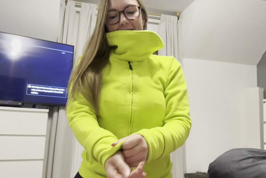 BunnyDiamond1: Meinen Ex heiß gemacht mit neuer Fleecejacke und Reithose!