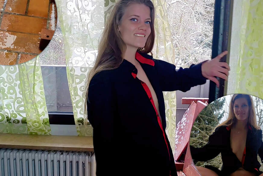 MuFuMilf: MuFuMilfs geile Winter P**s Show auf dem Balkon