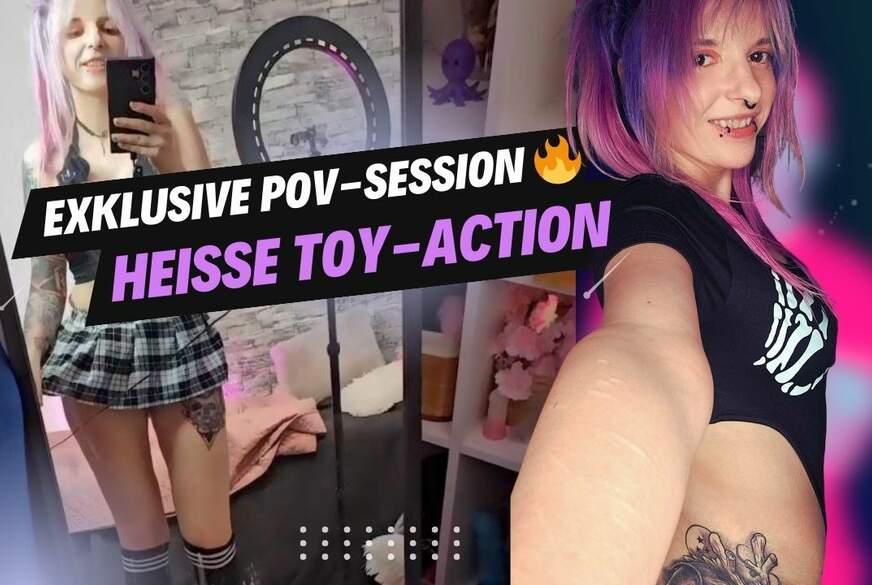 Emmilein: Meine POV! Mit dem Vibrator zum Orgasmus gebracht!