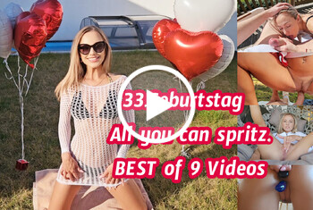 57 Minuten (!) Versaut und Extrem. Ein Feuerwerk der LUST.
An meinem 33. Geburtstag habe ich mir etwas Besonderes ausgedacht.
Die besten Szenen und geilsten Momente in den letzten 12 Monaten zusammengefasst
in einer geilen Video-Compilation..
Du erlebst alles, was du zu geilen Orgasmen benötigst und selten gesehen hast.
#SQUIRT #ANAL #DEEPTHROAT #FISTING #DOPPELTEPENETRATION #FINGERN #POOLSEX
#OUTDOOR #DOGGY #BARTHOLINDRÜSE #BLASENDELUXE #SINNLICHEEROTIK
#VOLLSPRITZEN #SPERMA und vieles mehr.
Pack deinen Schwanz aus und erlebe 58 Minuten, die du so schnell nicht vergessen wirst.
Mit 33 Jahren fängt das Sexleben erst an :)
und nicht vergessen, das Leben ist PORNO.
Ich bin dein geiles Stück und sauge deinen Schwanz leer :) Geile Grüße Vicky

P.S: Wenn du zu viel wichst, dann creme ich deinen Penis ein :)
