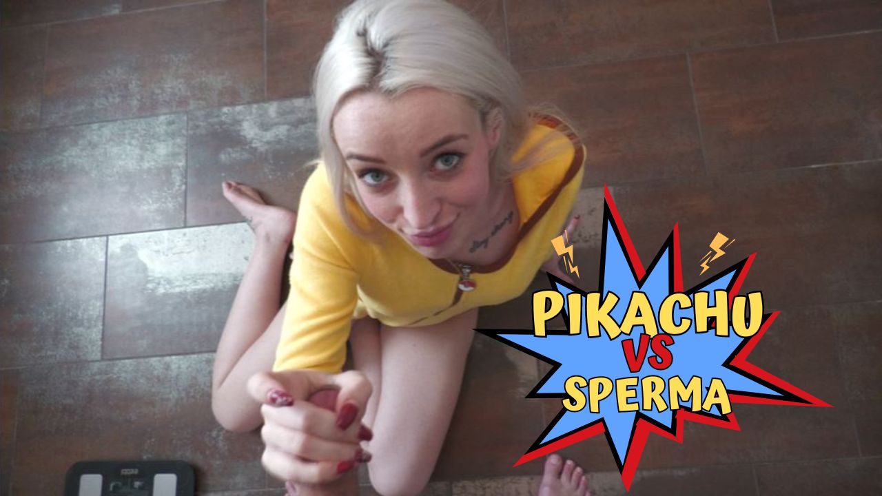 Pikachu Girl vs. Sperma Ich spiele das kleine süße Pikachu was herausgefordert werden will, was bietet sich da besser an als ein williger Schwanz, der abspritzen will. Als geiles E-Girl im Pikachu Kostüm, melke ich den geilen Schwanz richtig geil ab. Was glaubst du wer gewinnt? Ich als Pikachu, oder das Sperma, wo auch immer es landet? ;)
