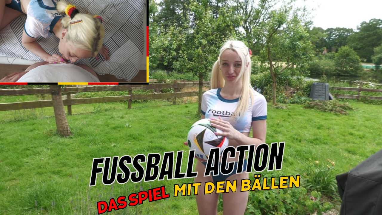 Fussball-Action - Das Spiel mit den Bällen Ich wollte eine Runde Ball spielen, doch das Wetter war nicht so besonders gut, also hatte ich da eine viel bessere Idee. Er spielte zuerst mit meinen Bällen und ich mit seinen. Ging ganz schön wild zu. In der Mann Deckung schoss er dann ein Tor.